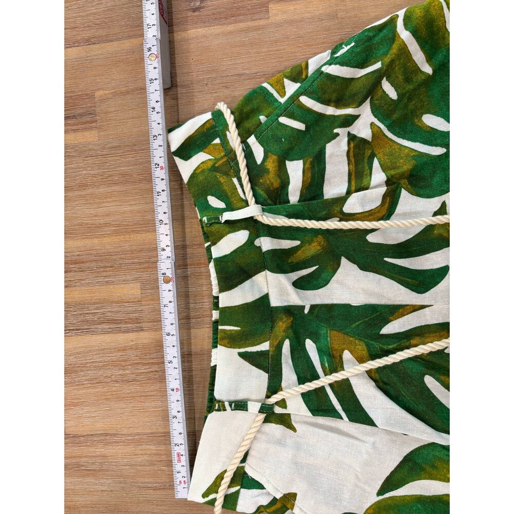 Joie Tropical Print Linen Shorts with Tassles Size Small - Picture 6 of 9